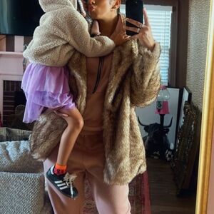 Faux Fur Brown Jacket